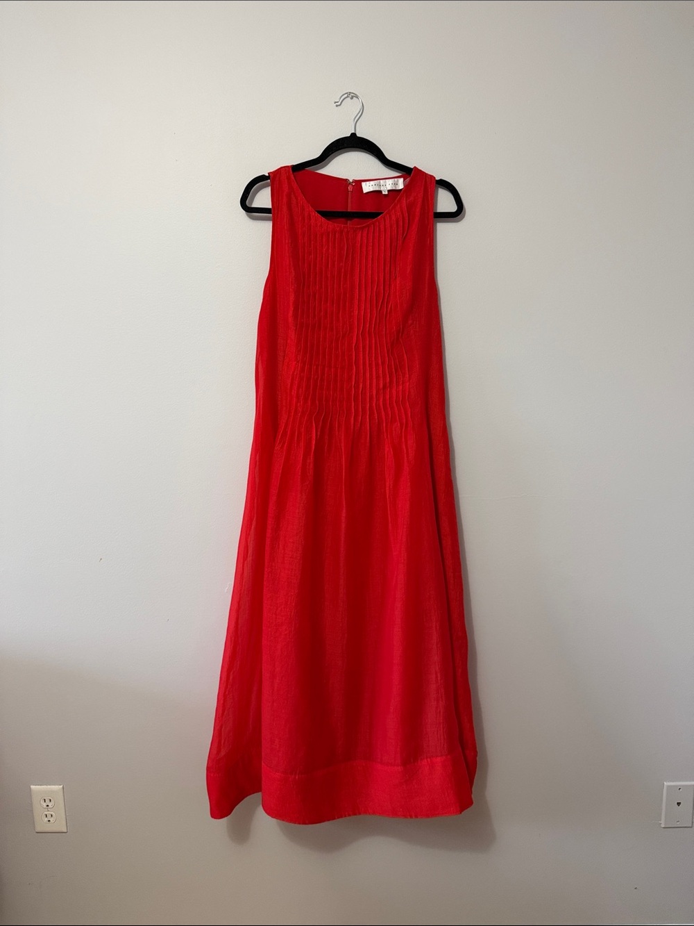 Endless Rose Bright Red Sleeveless Midi Dress